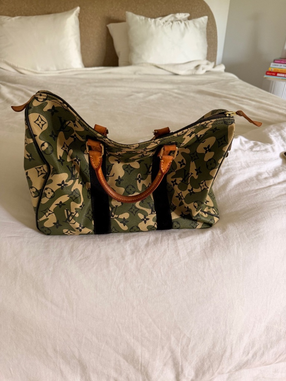 Louis Vuitton x Takashi Murakami Monogramouflage Speedy 35, 2008